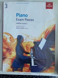 Piano Exam Pieces ABRSM Grade 3 2021 & 2022 syllabus 英皇鋼琴考三級書