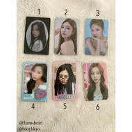 Official Aespa Ningning, Winter, Giselle Photocard