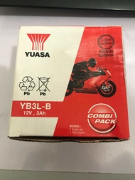 Aki Yuasa YB3L-B / Accu YB3L-B / Aki Basah Yuasa / Aki Motor Rx-King