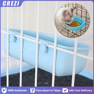 Pet Cage Hanging Food Bowl，Dog Cat Cage Hanging Food Bowl Water Bowl Pet Cage Fixed Food Water Bowl Feeders High Quality Plastic Food Bowl Removable
