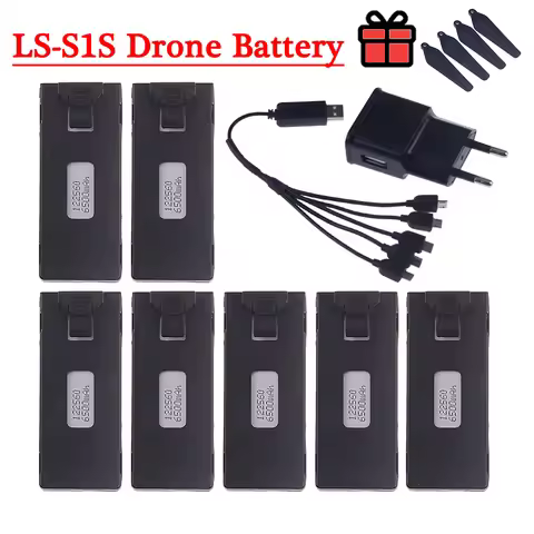 Upgrade 1800mah 6500mAh 3.7v SIS Drones Battery For LS-S1S E88 E88PRO E99 E99PRO K3 P10 A13 E525 RC 