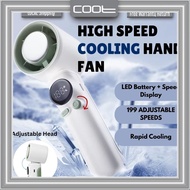 【 199 Speed 】 Rechargeable Mini Fan Portable Handheld Kipas With USB Charging 199 Level Adjustment L