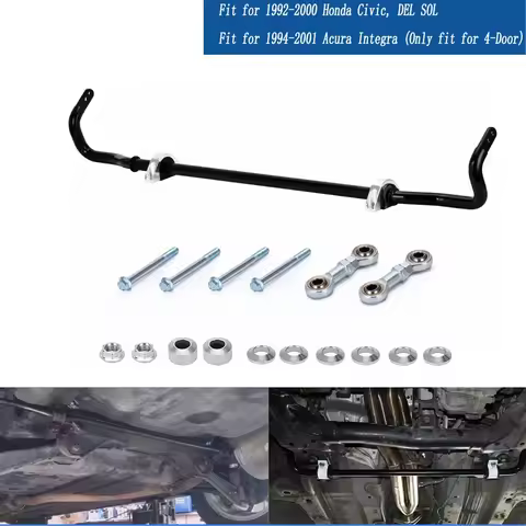Accesorios de Alto Rendimiento para Auto, Kit de Barra Estabilizadora Trasera de 24 mm para Honda Ci