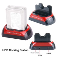 All in 1 HDD Docking Station 480Mbps USB 2.0 to 2.5/3.5 inch Hard Disk Drive IDE SATA External Enclosure Case Docking Station