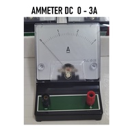 AMMETER DC 0-3A - MOVING COIL (DESK STAND METER)
