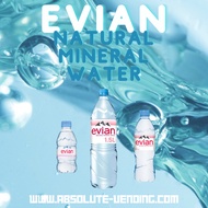 EVIAN NATURAL MINERAL WATER Assorted Sizes (New Stock) - FREE DELIVERY WITHIN 3 WORKING DAYS!