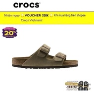 [ GENUINE ] Birkenstock Arizona Soft Footbed Suede ‘Taupe’ 951303