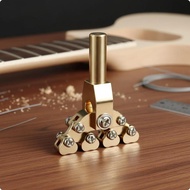 [tenlzsp0bc] Fret Installation Head Self-Adjusting Curve Guitar Fret Press Stringed Instrument Gear 