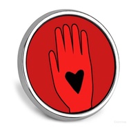 Crazy Creative Enamel Pins Round Ceasefire Pin Badge Clothing Jewelry Accessories