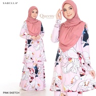 SALE SALE (READY STOCK) BAJU KURUNG QUEENY SABELLA - IRONLESS - SIZE S, M & L