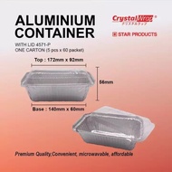 Aluminium Tray 4571P 5pcs 锡纸食品容器 4571-P