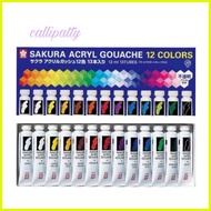 ♞*callipatty* Sakura Acryl Gouache 12s + 1 white (AGW13)