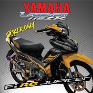 STRIPE MOTOR YAMAHA LAGENDA 115 SRL 115 ZR SRL115 FI JUPITER RC (18) CUSTOM BODY STICKER (READY STOC