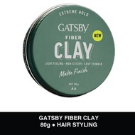 Gatsby Hair Styling Fiber Clay 80g｜男士造型髮泥｜Matte Finish