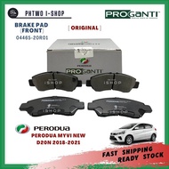 BRAKE PAD ORIGINAL (FRONT) - PERODUA MYVI NEW D20N 2018-2021 PROGANTI 04465-20R01 / FBK FD0301MS