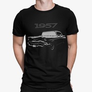 1957 Chevy Belair 4Dr Bel Air Antique Car Short-Sleeve T-Shirt