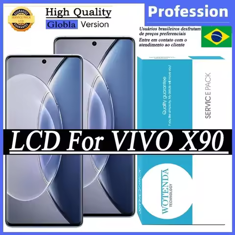 AMOLED Display for VIVO X90,LCD V2241A Touch Screen Assembly Replacement Parts,Best Quality,6.78''