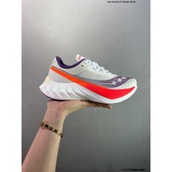 SAUCONY SAUCONY ENDORPHIN PRO Series Brown Peng 4 Men Women Low-Cut Cushioning Running Shoes