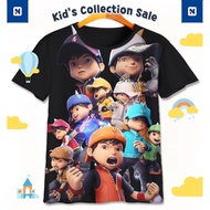 Boboiboy Anime Kids T-Shirt v9 Boboiboy TV Animation Cartoon Children's 3D Printing Shirt for Ages 1