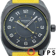 Hermès H08 XL 39mm Automatic Watch, SP1.746.340, Titanium/Fiberglass/Rubber, Black, Excellent Condit