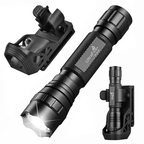 UltraFire WF-501B Army Tactical Flashlight 1200 Lumen Powerful Duty Belt LED Police Torch Light 1865