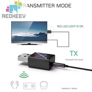 USB interface Bluetooth 5.0 receiving transmitter 2-in-1 for car and TV ter [Redkeev.sg]