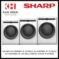SHARP ES-FH85BG-W 8.5KG / ES-FH95BG-W 9.5KG / ES-FH105BG-W 10.5KG FRONT LOAD WASHER + 2 YEARS WARRAN