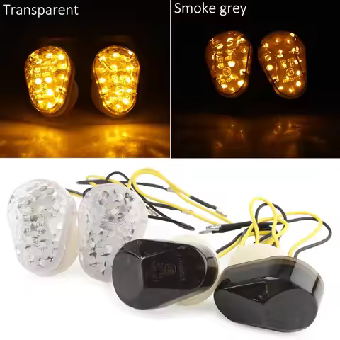 2PCs motorcycle turn Singal lights indicator blinker lamps for Kawasaki ZX6R zx7r zx9r Z750 z750s zr