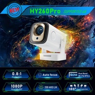 HY260Pro Projector H713 Android 11 Smart HD 4K Auto Focusing Barrel Projector