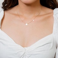 Double Star 星星純銀鍍18K金項鍊 禮物 送禮 推薦