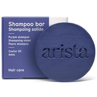 Arista Purple Shampoo Bar | Solid Shampoo Bar | Amla Fruit Powder, Purple Toner & Castor Oil Shampoo