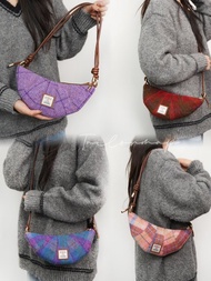 多色harris tweed牛角造型包 手提單肩包 斜挎包 生日禮物女士包
