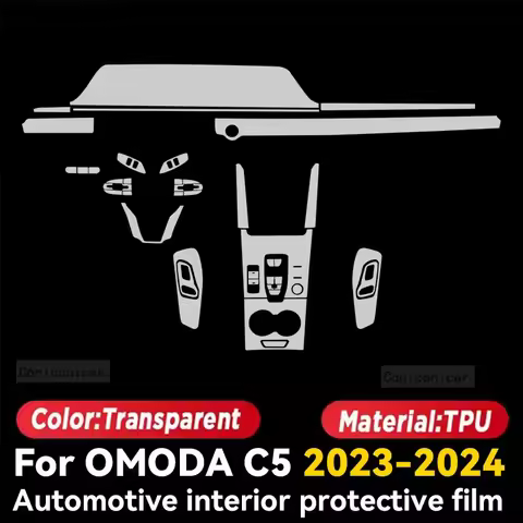 For OMODA C5 2023 2024 Car Panel Film Dashboard Protective Sticker Interior Screen Anti-Scratch Film