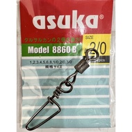 ASUKA 8860B ROLLING RIBBED SWIVEL(SIZE 2,1,1/0,2/0,3/0)