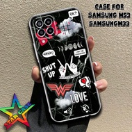 Samsung CASE 5GM53 / M33 5G MOTIF [POSTER] Samsung CASE NEWEST 5GM53 CLEAR CASE PROTECTED CAMERA SOF