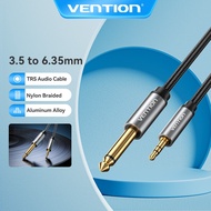 Vention 3.5mm to 6.35mm Cable, 1/8 to 1/4 Inch Male TRS Stereo Audio Cable for Amplifier, Interface,