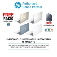 HP Laptop (I3-N305/8GB/512GB SSD/W11H/2YW BP + OPI) 14-EP0300TU/14-EP0301TU/15-FD0538TU/15-FD0539TU/