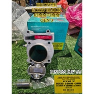 HIPOWER RACING CERAMIC BLOCK GEN 3 LC135/Y15 63MM+3MM PISTON FJN TAIWAN SLIP TAMBAH 3MM