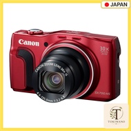 【 Used 】 Canon PowerShot SX700 HS Digital Camera, Red, 30x Optical Zoom, PSSX700HS(RE)