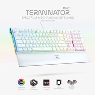 คีย์บอร์ดเกมมิ่ง NUBWO Terminator X30 WHITE EDITION RGB มีให้เลือก 3 Switch Blue/Red/Brown รับประกันสินค้า 2 ปี