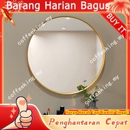 [Lucky Mirror][Penjual Tempatan] cermin bulat cermin dinding cermin bilik mandi untuk tandas cermin 