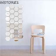 INSTORE1 Mirror Sticker Decal Room 3D Art DIY Decorative Decor