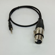 DY47 - canare audio cable 1mtr 3.5mm male to canon xlr female