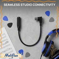 MELIFLUO 6.35mm to MIDI 5 Pin Cable, 6.35mm 90 Degree Sound Adapter Cable, Universal Plug and Play 3
