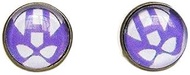 Hawkeye Cufflinks,Comic Cufflinks,Beautiful Purple Hawkeye Cufflinks,Handmade Cufflinks,Glass Round 