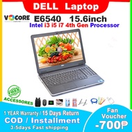 New DELL Laptop E6540 Laptop 15.6in IPS High Resolution Screen 1080P/ Small Digital Keypad/Built in Camera /Core i7 i5 i3 4th gen Processor quad-core /2.1GHz ~ 3.4GHz/4G 8GB 16G RAM /120GB 240G 480G SSD/Office Work Home Study Game