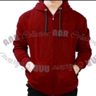 Maroon Hoodie with Tie-Dye and Front Pockets Rp. 52,500