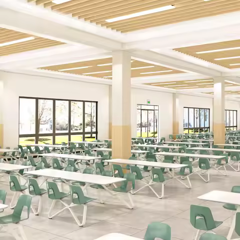 Cafeteria Set Restaurant Chair Set Dining Table 4 Chair White Dining Table Comfy Chair School Table 