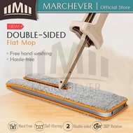 Easy Mop Double Sided Flat Mop Self-wash Mop Hand Free Floor Spin Microfiber Pad