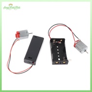 [ERHK-t] 130 Motor Kit With 2x Battery Storage Case And Switch 16500 RPM Mini Student DIY Electronic